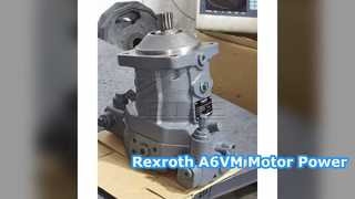 Potenza e prestazioni del motore idraulico Rexroth A6VM